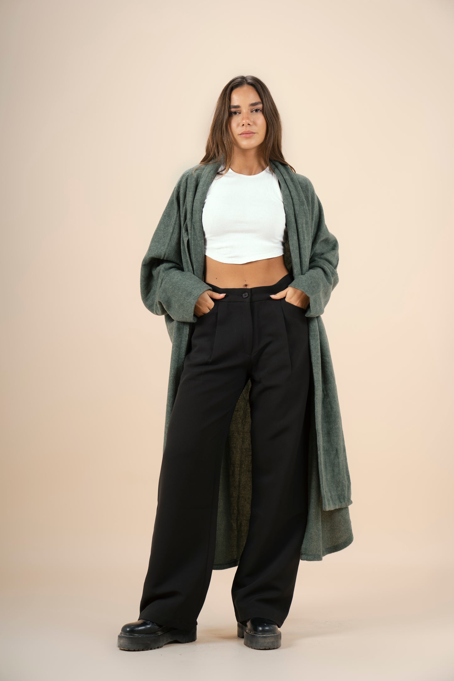 Simply Cozy Kimono - Olive