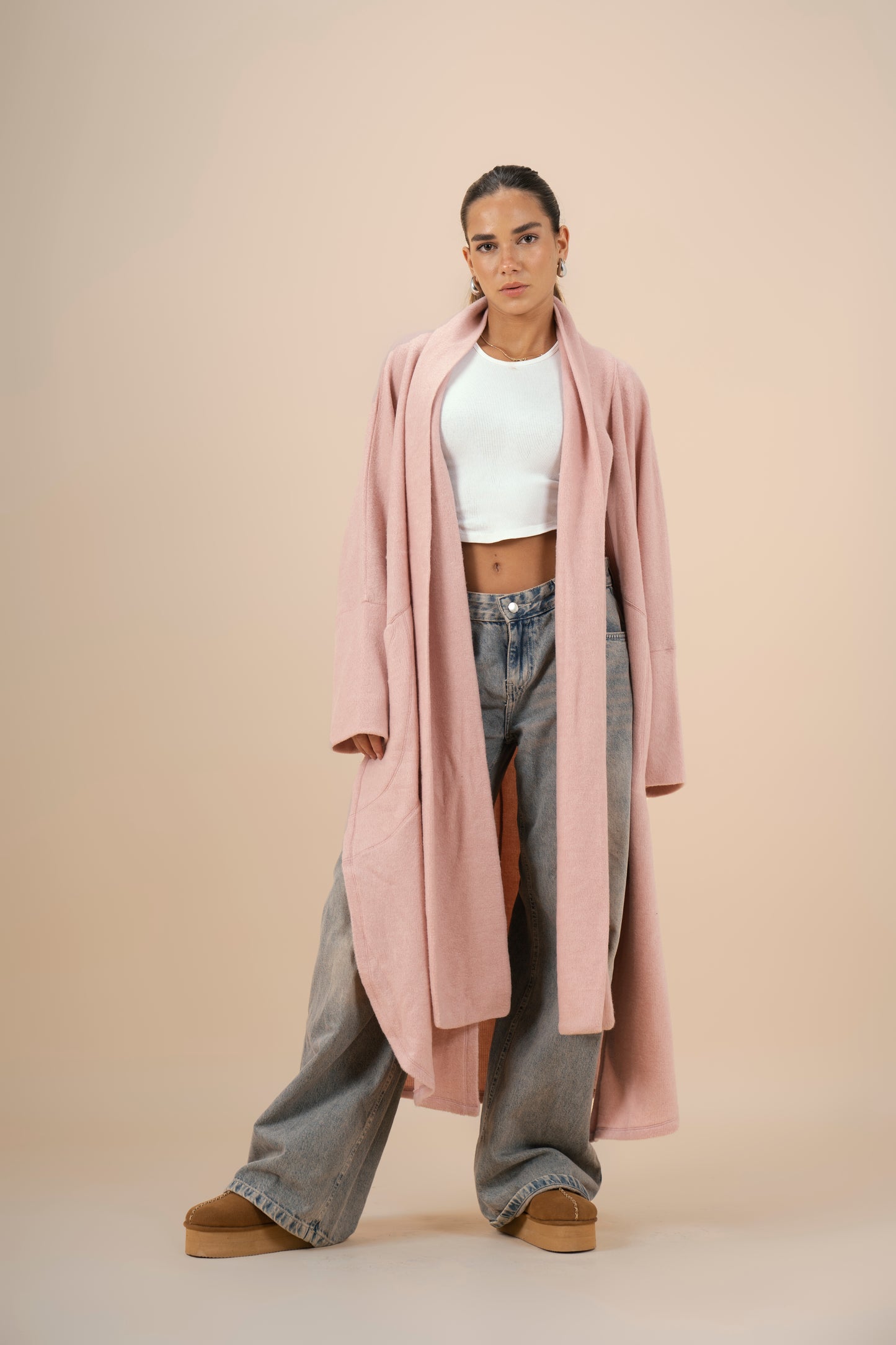 Simply Cozy Kimono - Pink