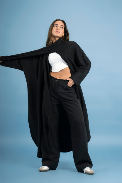 Simply Cozy Kimono - Black