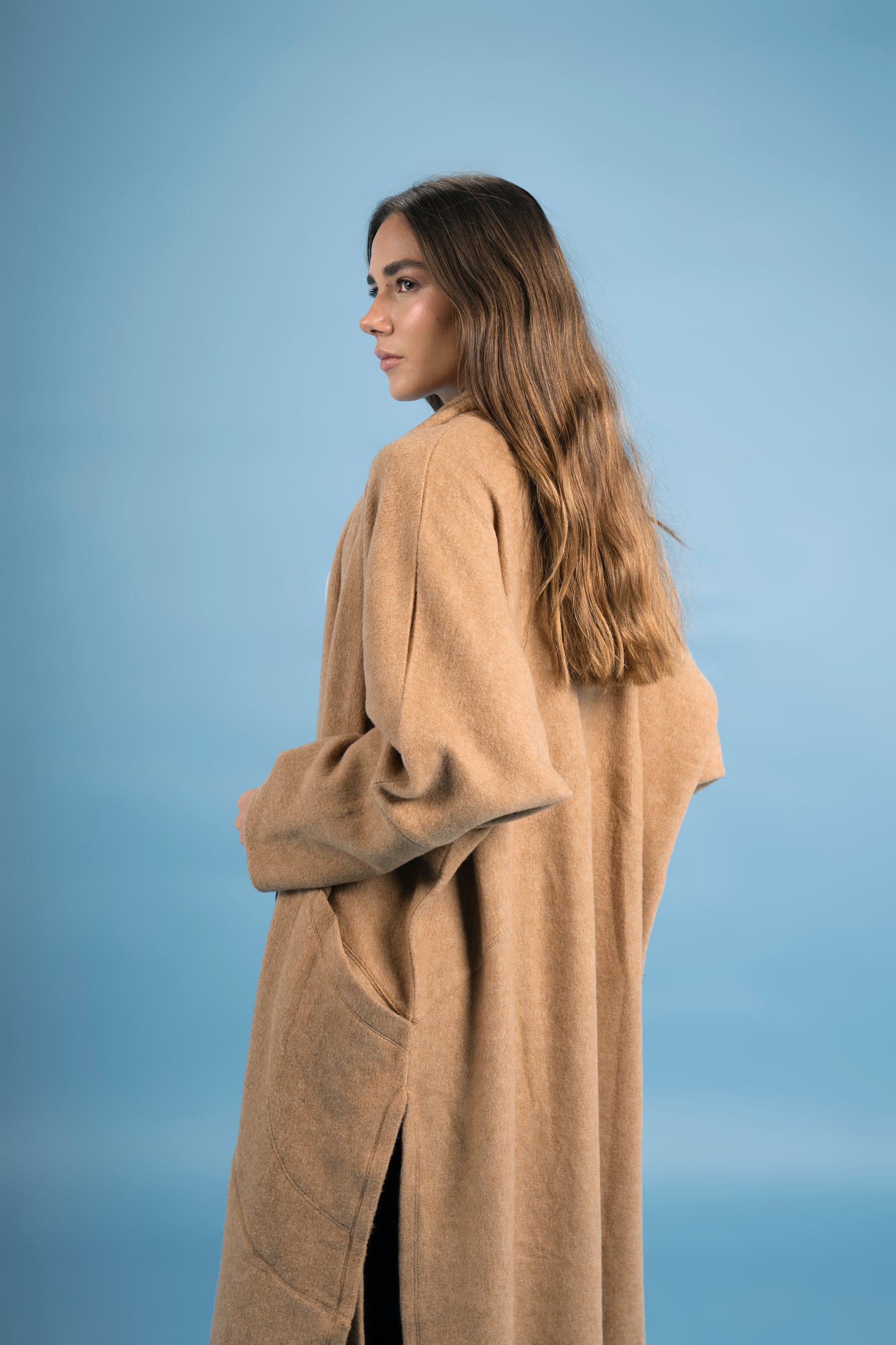 Simply Cozy Kimono - Camel