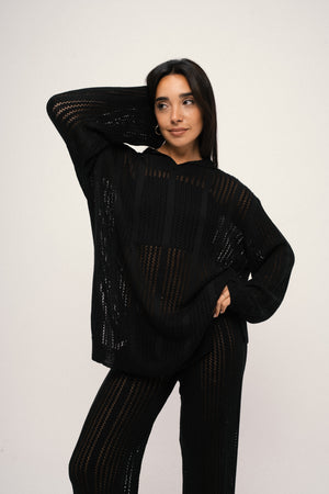 The Woven Set Black
