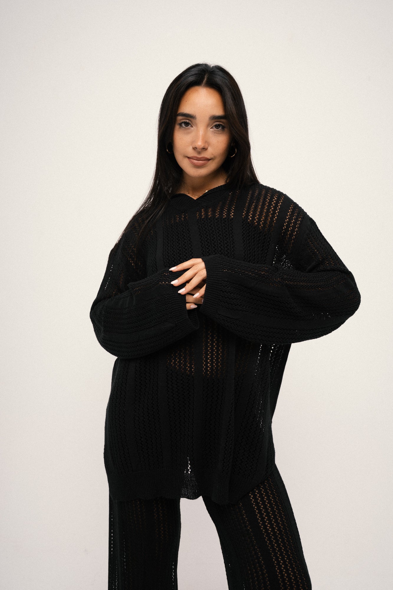 The Woven Set Black