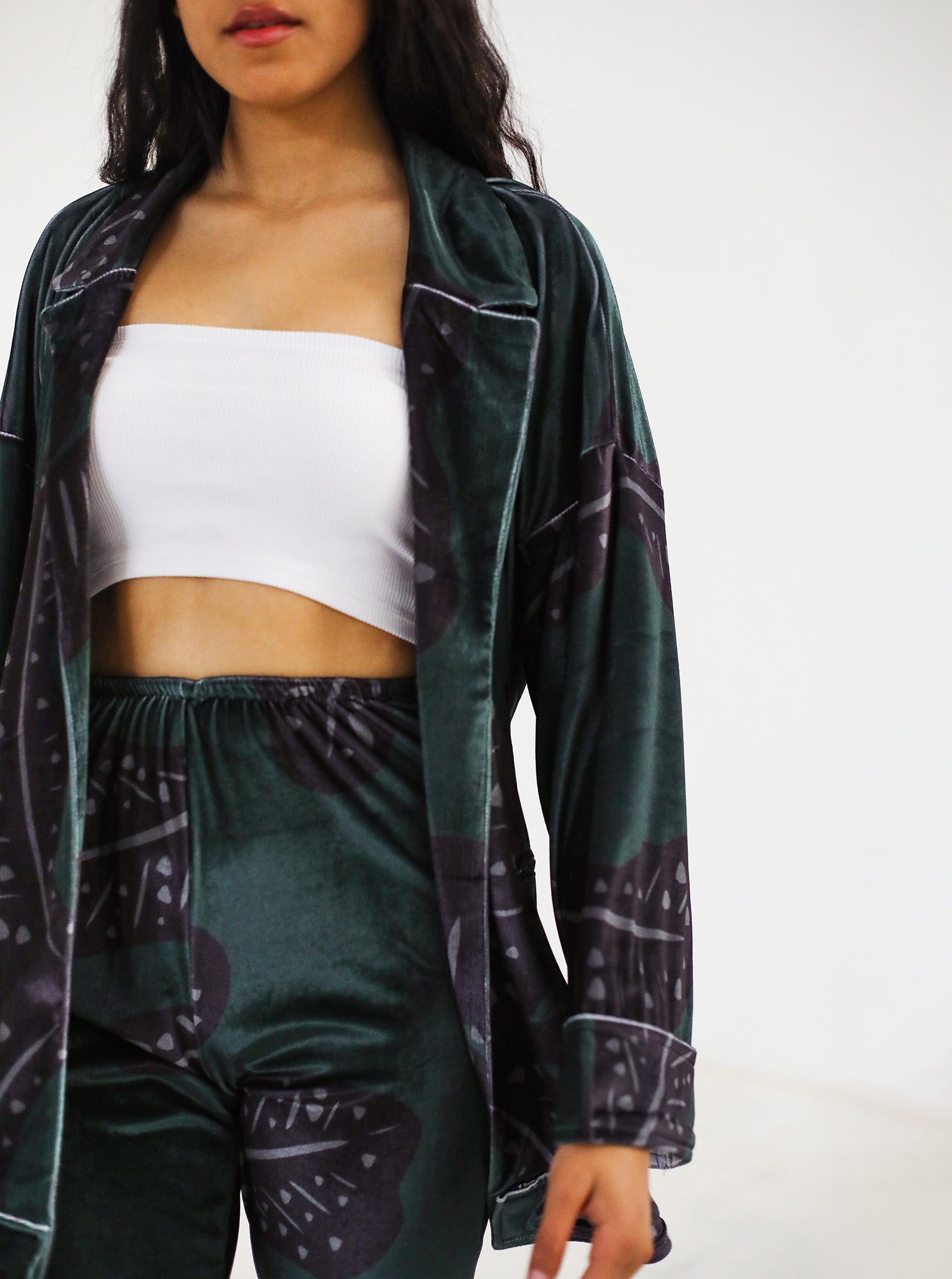 Velvet Set  - Green